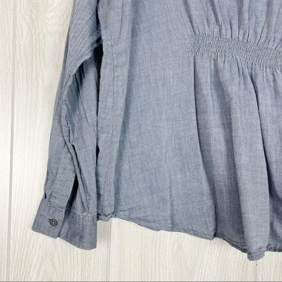 Torrid 2 Chambray Blouse - Picture 6 of 7